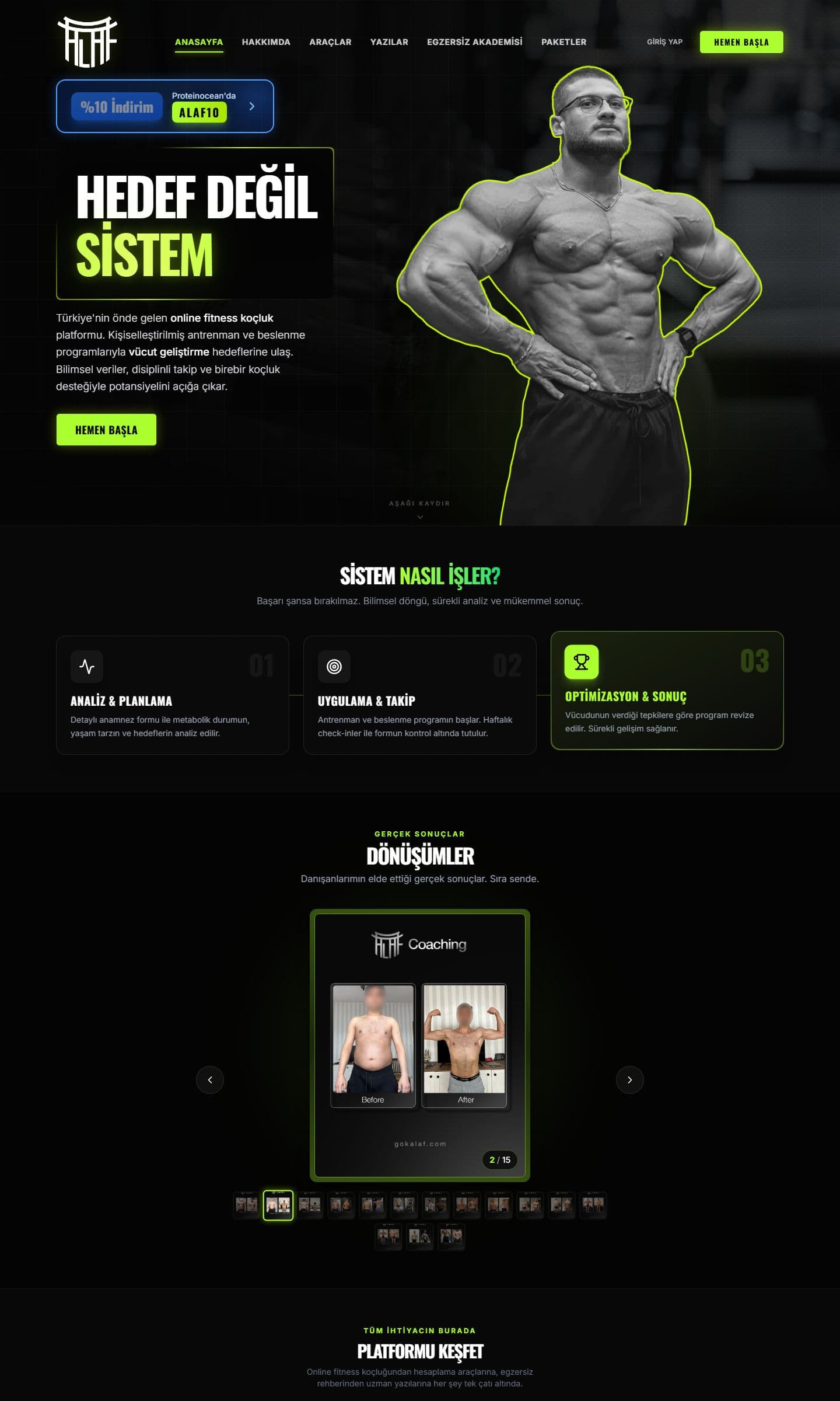 Gökalaf — Fitness Platformu