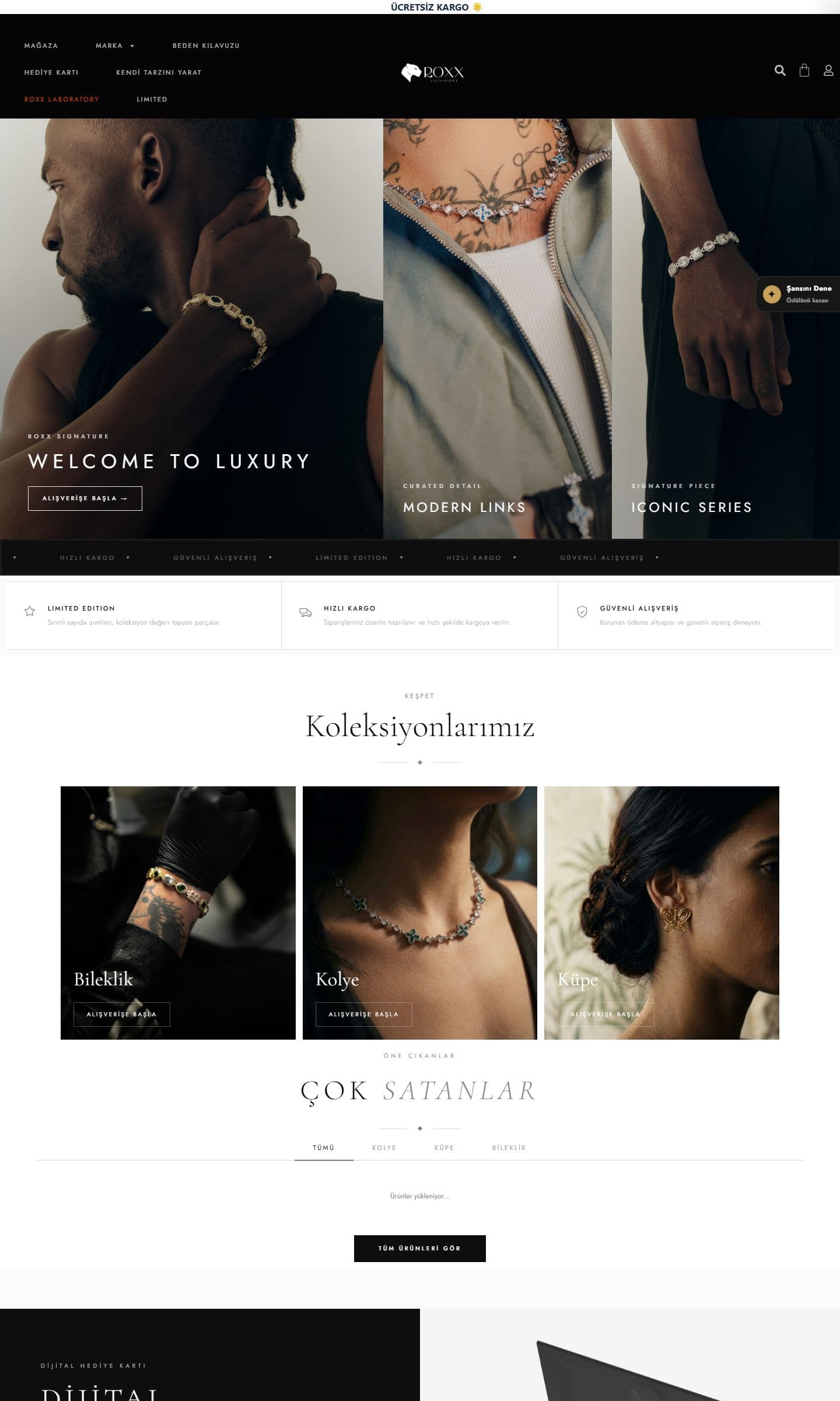 ROXX Signature — E-Ticaret