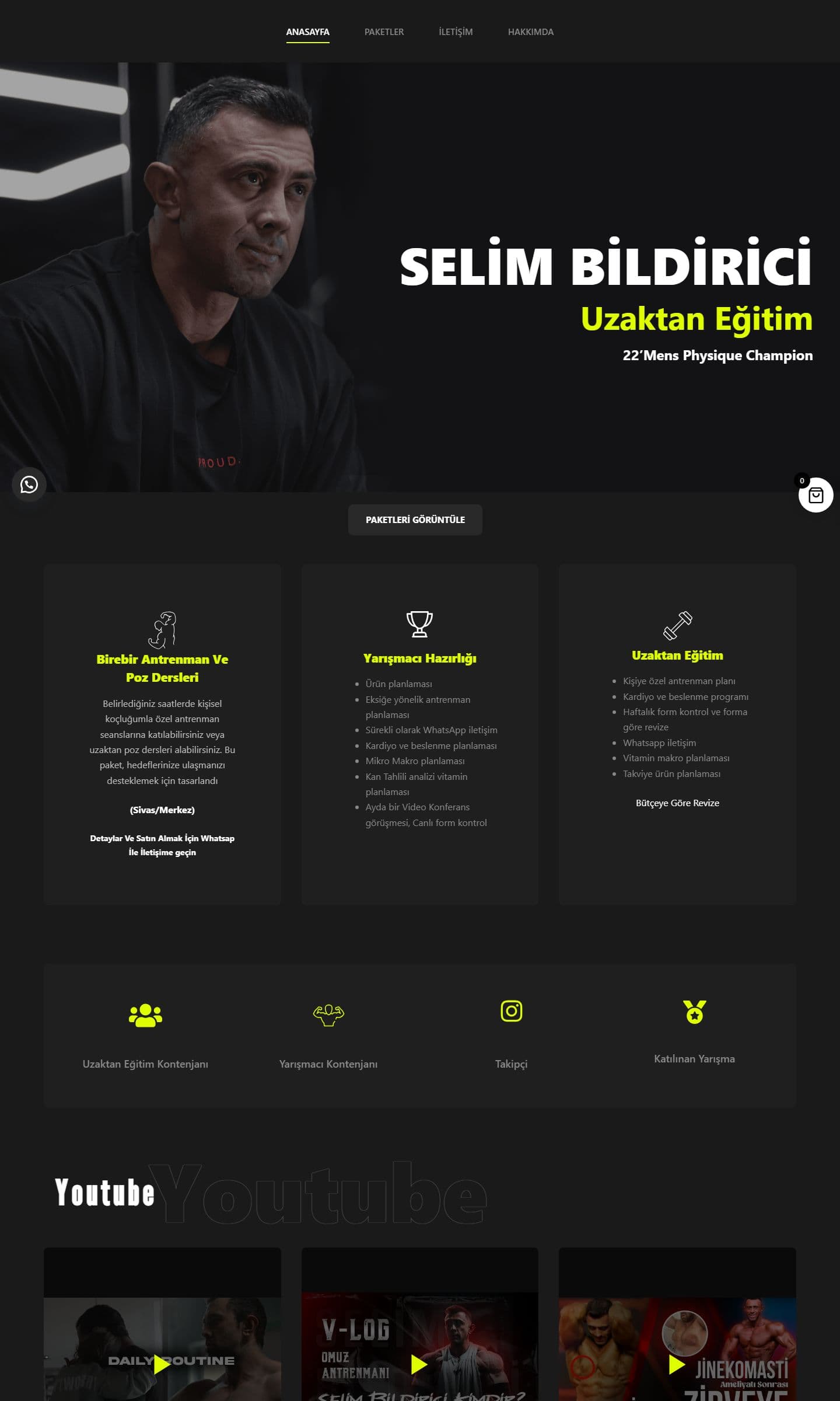 Selim Bildirici — Uzaktan Eğitim